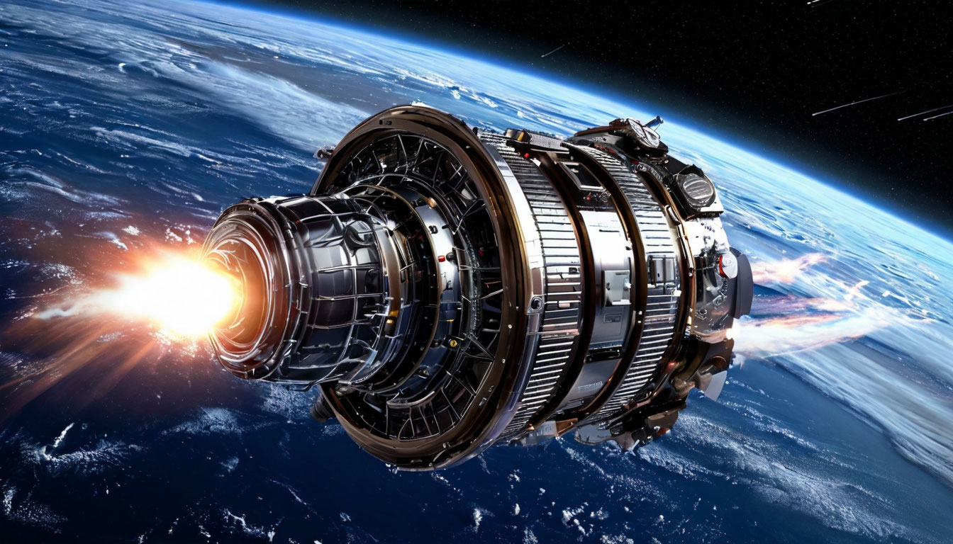 Японские ученые усовершенствовали плазменный двигатель для очистки космоса от мусора