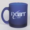 Кружка с логотипом iXBT.com (синяя)