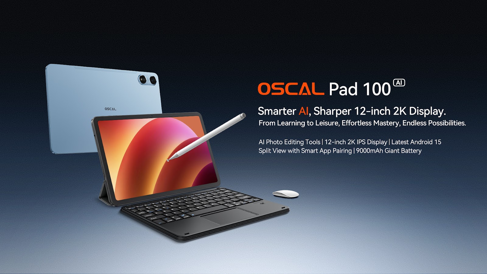 Oscal представляет 12-дюймовый планшет с ИИ — Oscal Pad 100 / Блог ...