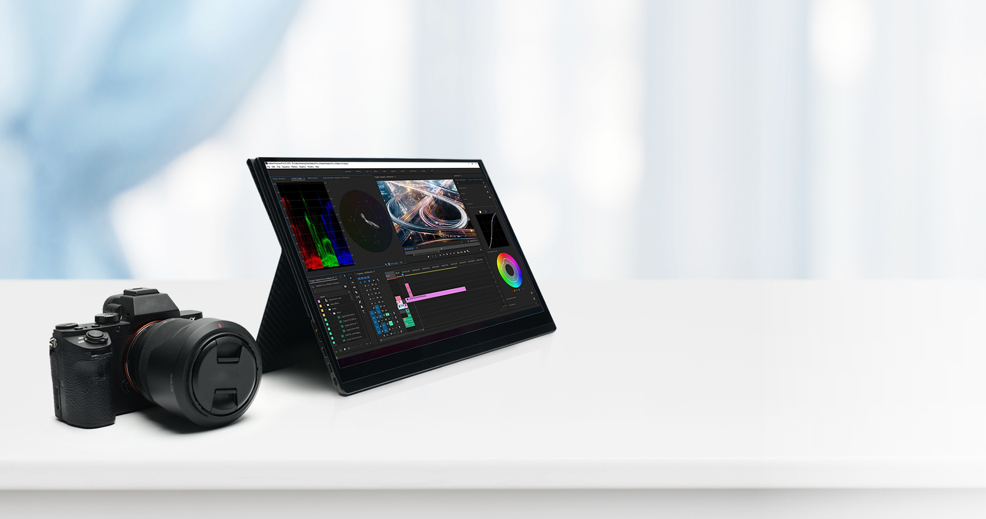 Minisforum MSS-A156モバイルモニター MINISFORUMのモバイルモニター登場。15.6型/144Hz/WQHD/タッチ対応で2