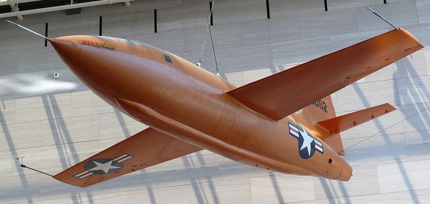 Bell X-1 № 46-062 «Glamorous Glennis» в Национальном музее авиации и космонавтики США