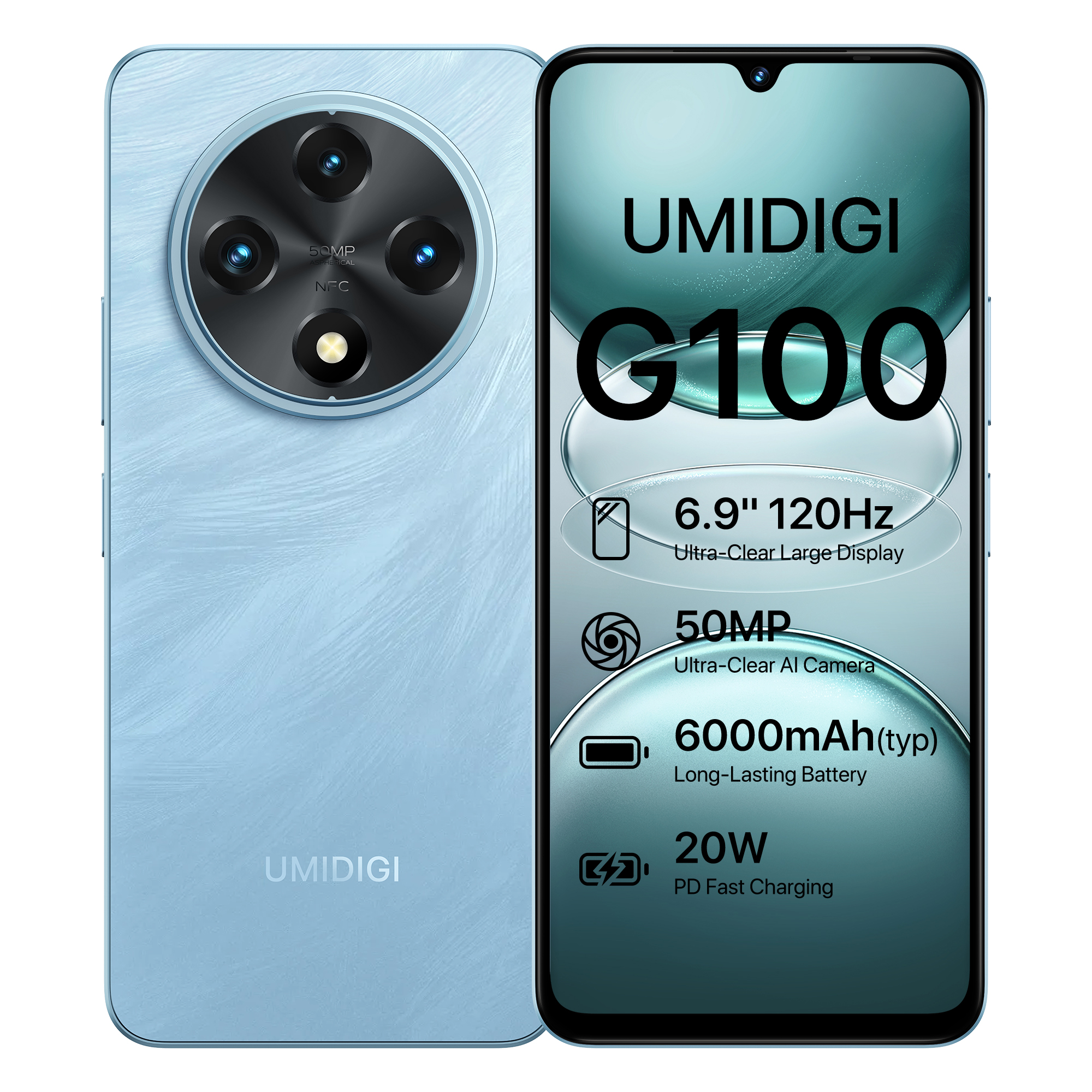 Umi анонсировала новый смартфон UMIDIGI G100 с большим 120 Гц дисплеем ...