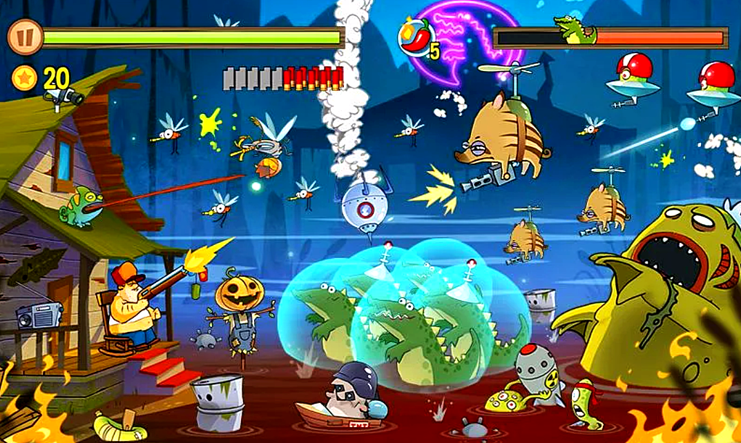 Скачать Swamp Attack (MOD, много денег) 4.2.2.0 APK на …