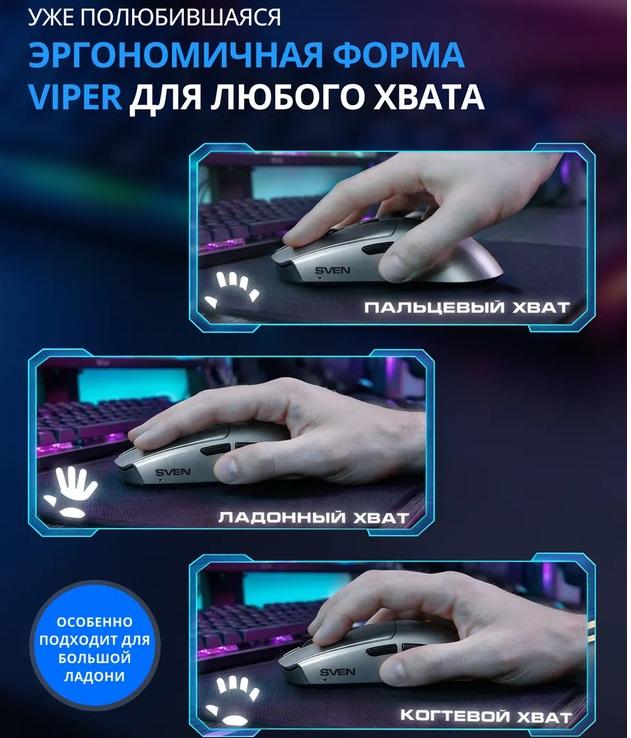 Симметричный корпус для любого хвата