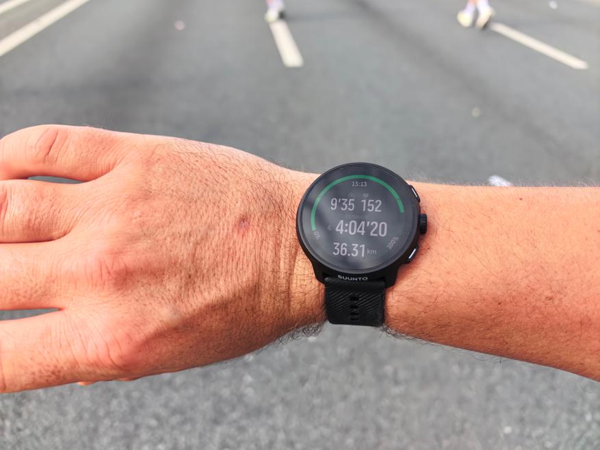 Экран тренировки «Марафон», Suunto Run