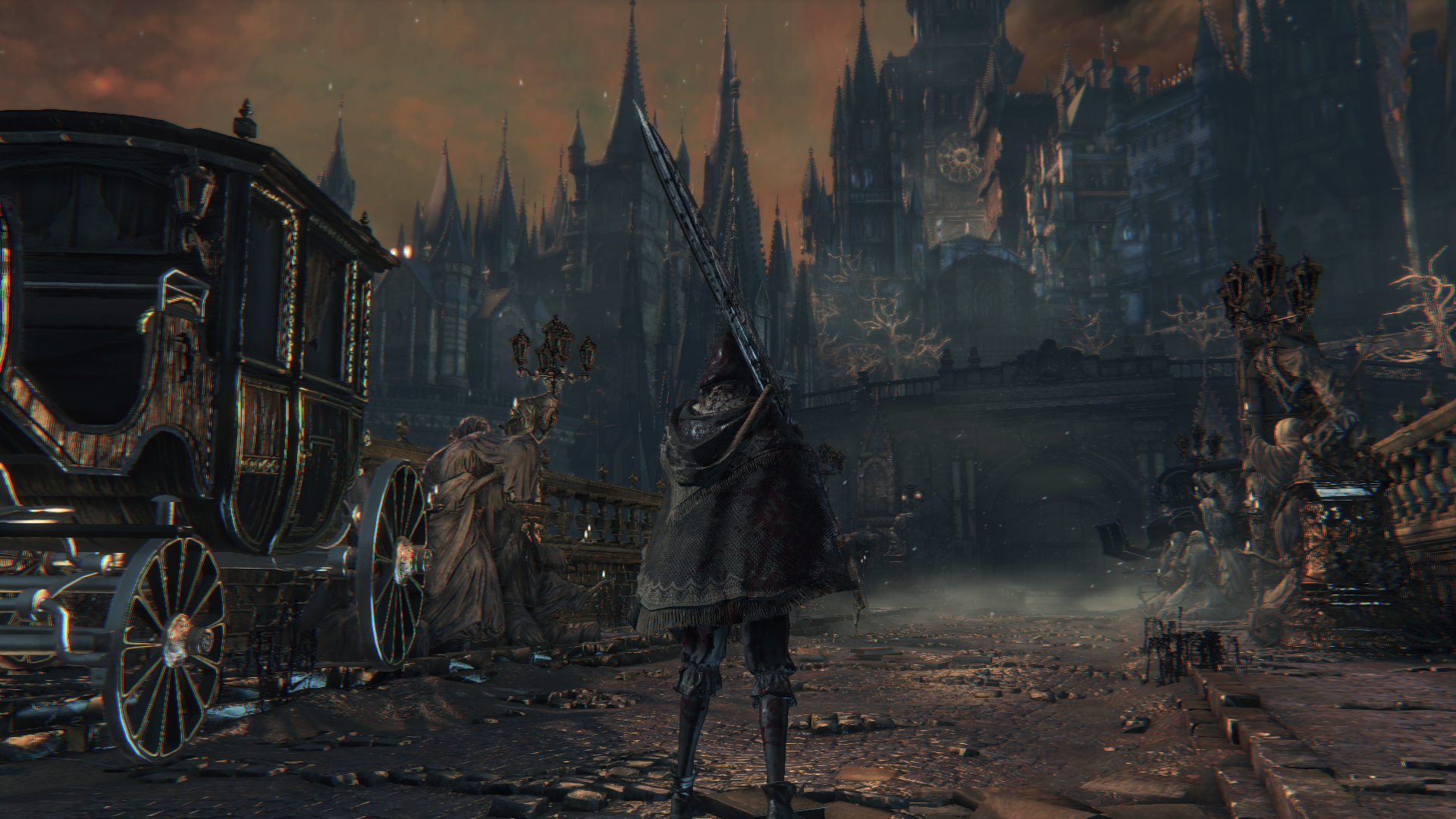 J h e. Bloodborne Центральный Ярнам. Bloodborne арт 4к. Ярнам Bloodborne 4к. Ярнам бладборн 4k Art.