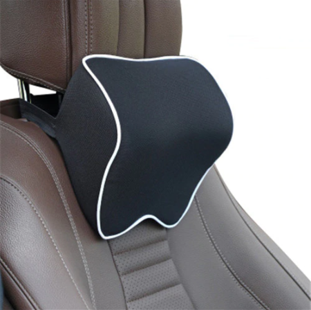 Подушка на сидение автомобиля или для компьютерного кресла,47*40 см, экокожа, черная