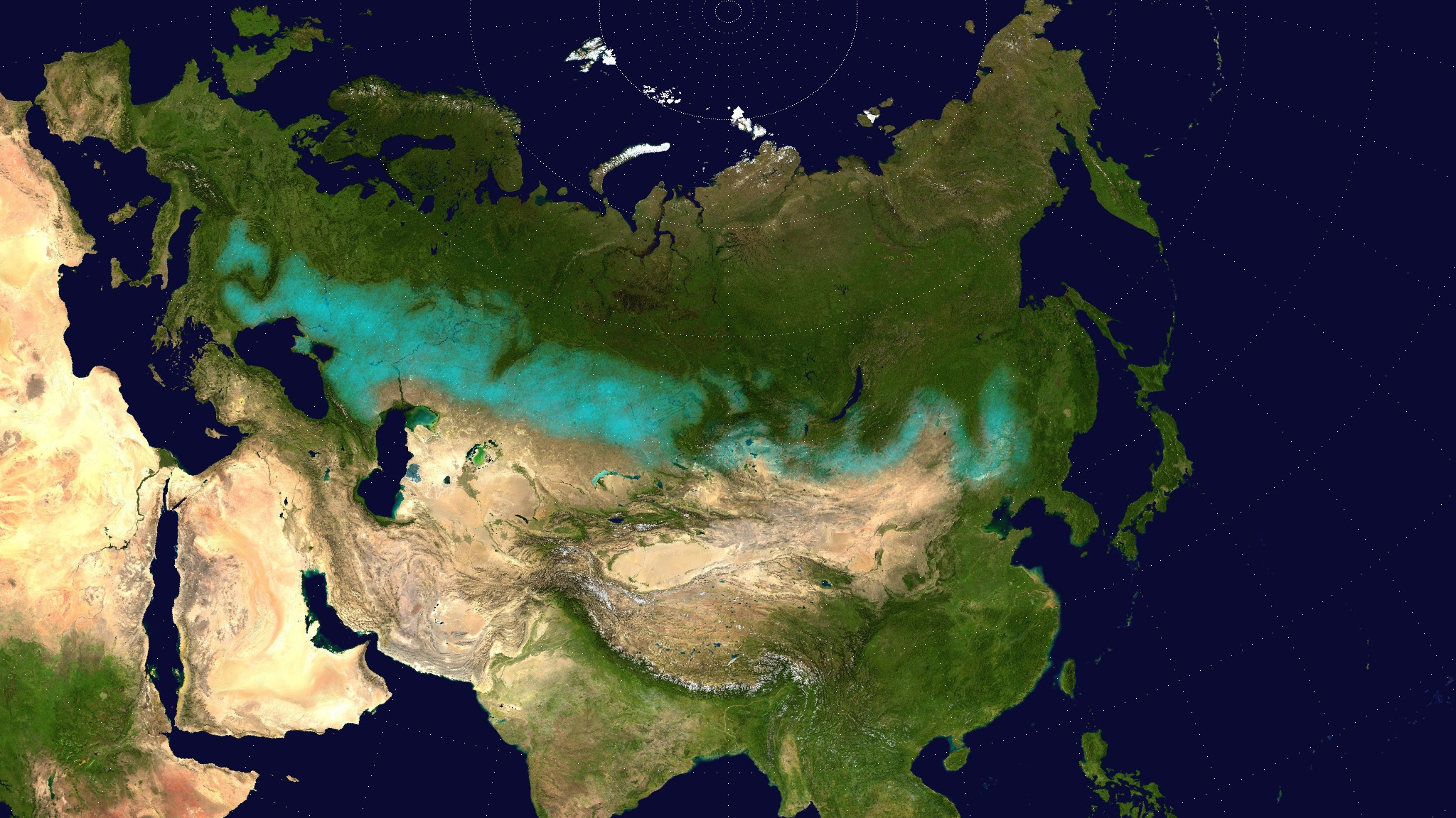 Самое большое озеро на территории евразии. Космоснимок Евразии. Материк Евразия. Большая Евразия.