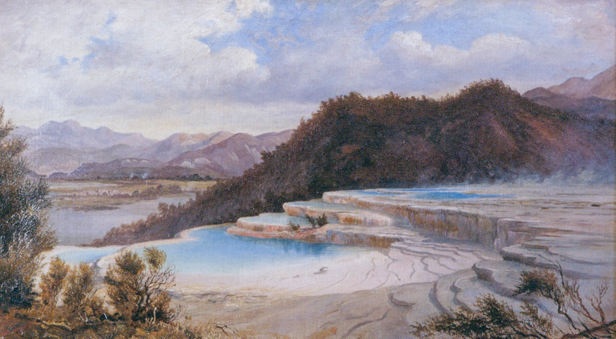 Розовые террасы. Charles Blomfield, 1887