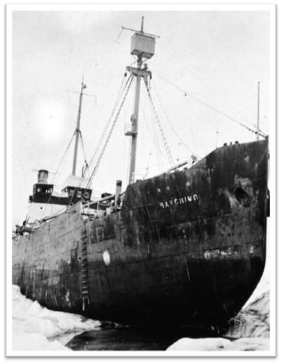Baychimo в 1933 году, спустя 2 года после начала дрейфа