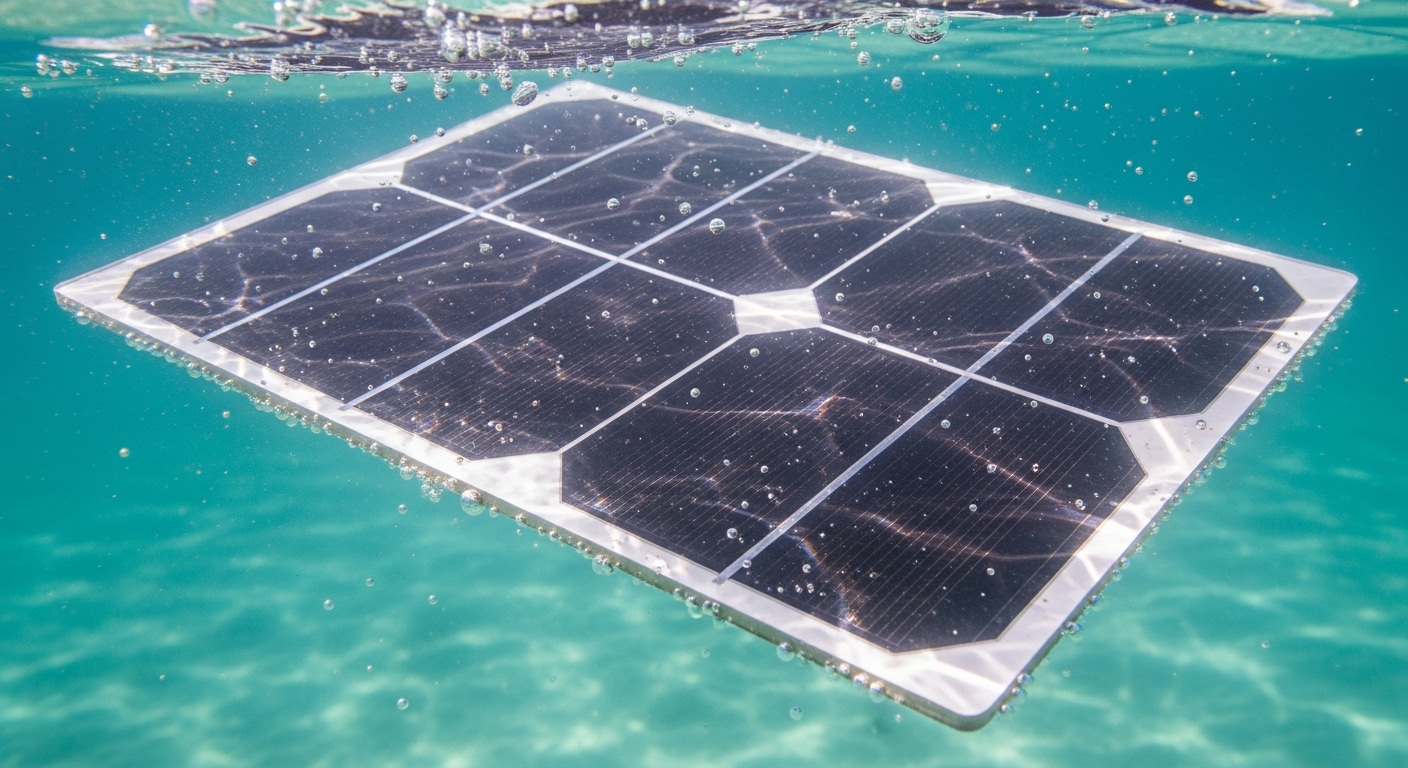 Южнокорейские учёные испытали солнечную панель, стабильно работающую под водой