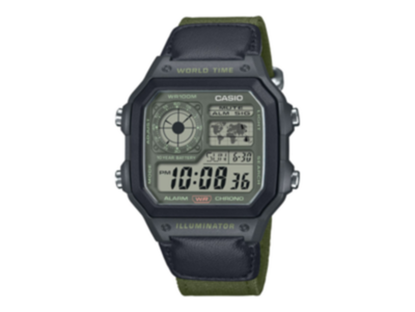 Представлены цифровые часы Casio AE1200WH с десятилетним сроком службы ...