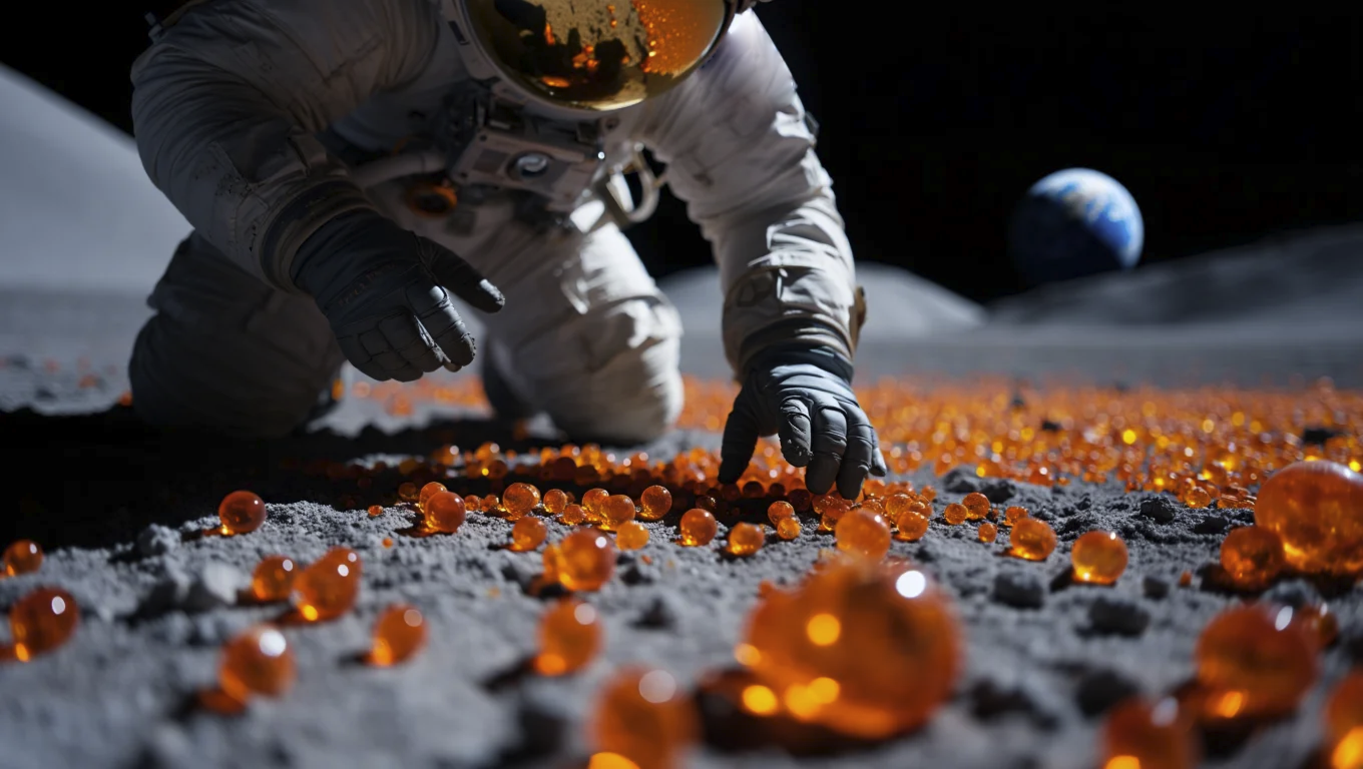 Стеклянные шарики на Луне: что это такое и как они там появились?