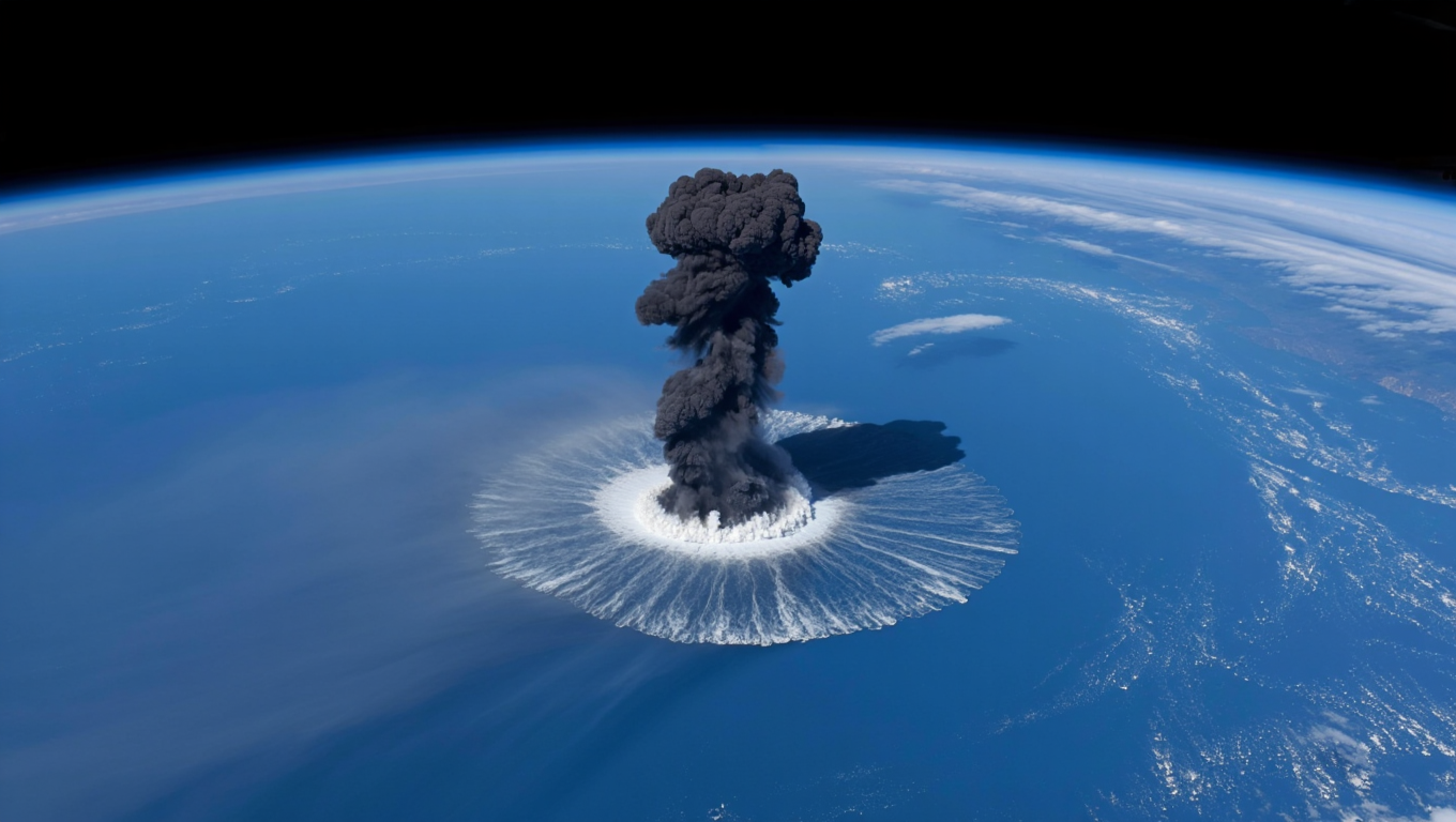 Невидимые последствия самого мощного извержения XXI века: Вулкан Хунга-Тонга накрыл океан пепельным саваном