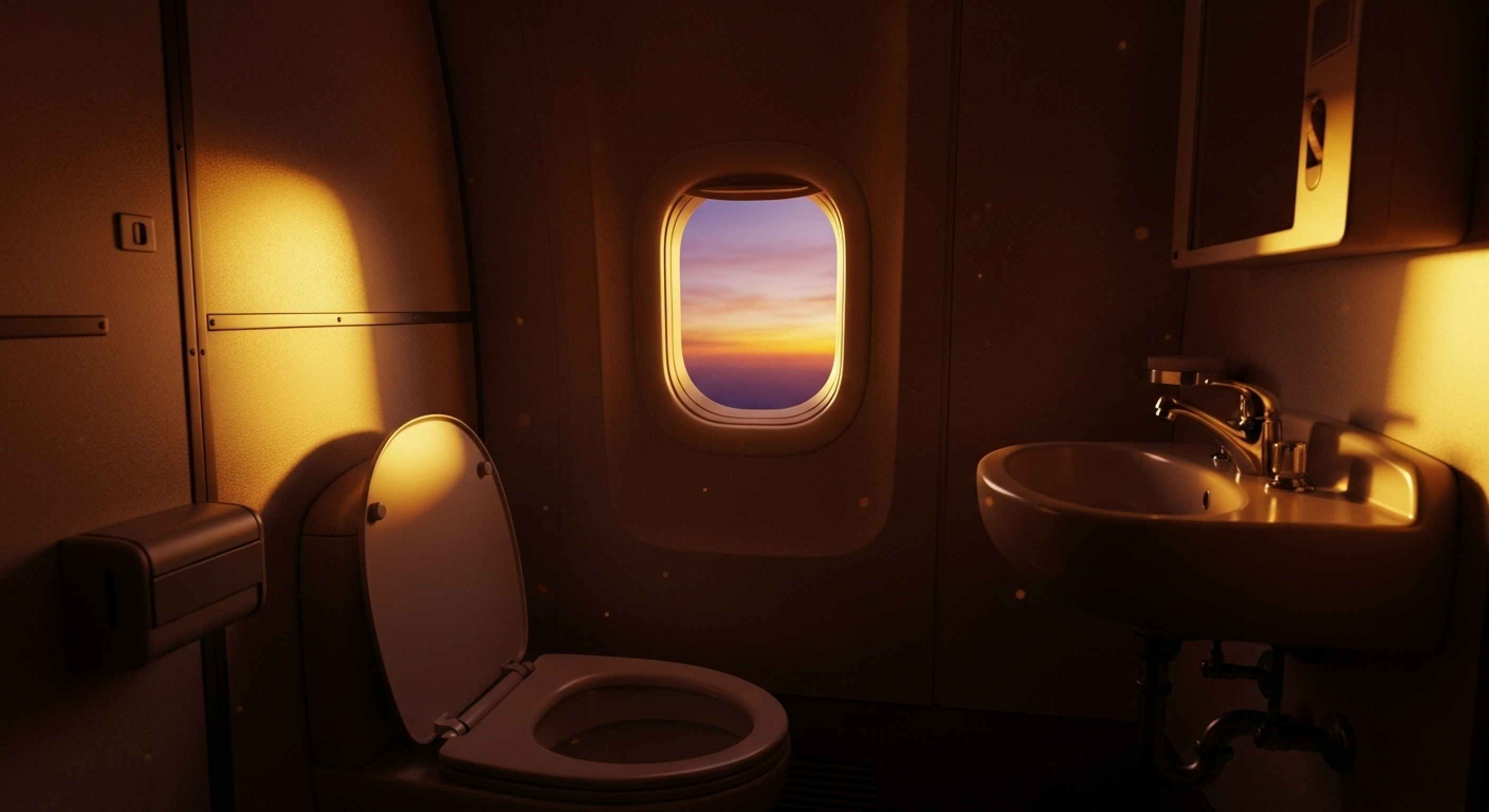 Как устроен туалет в самолете (и нет, это не падает вам на голову): вся правда о громком смыве