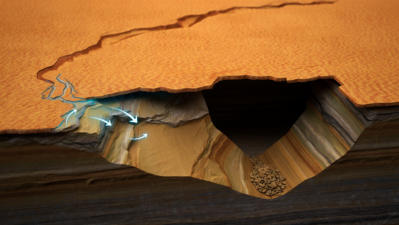 На Марсе нашли пещеры нового типа: они вырыты водой, и могут содержать следы жизни