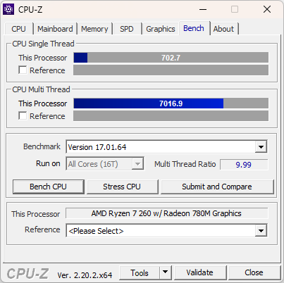 Ryzen 7 260 (modile)