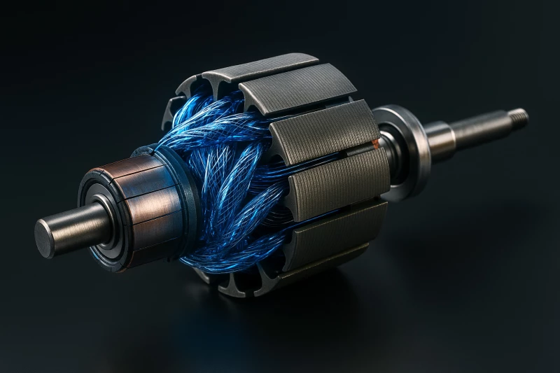 Сверхлегкий двигатель работает на проводах из углерода