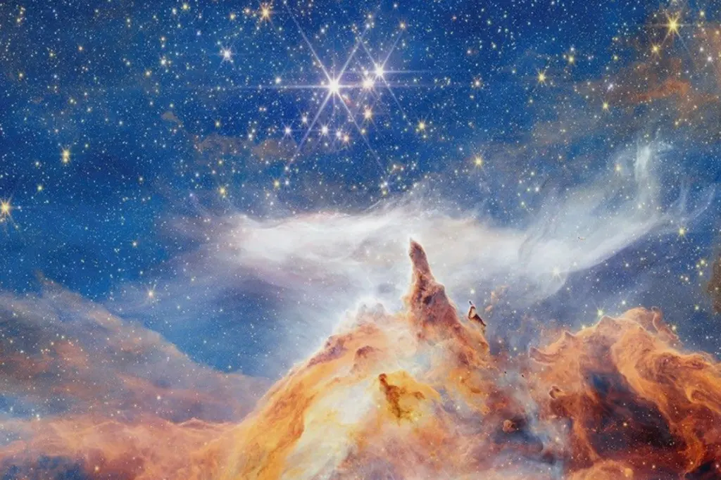 Новые снимки NASA раскрыли процесс появления звезд в Туманности Омар