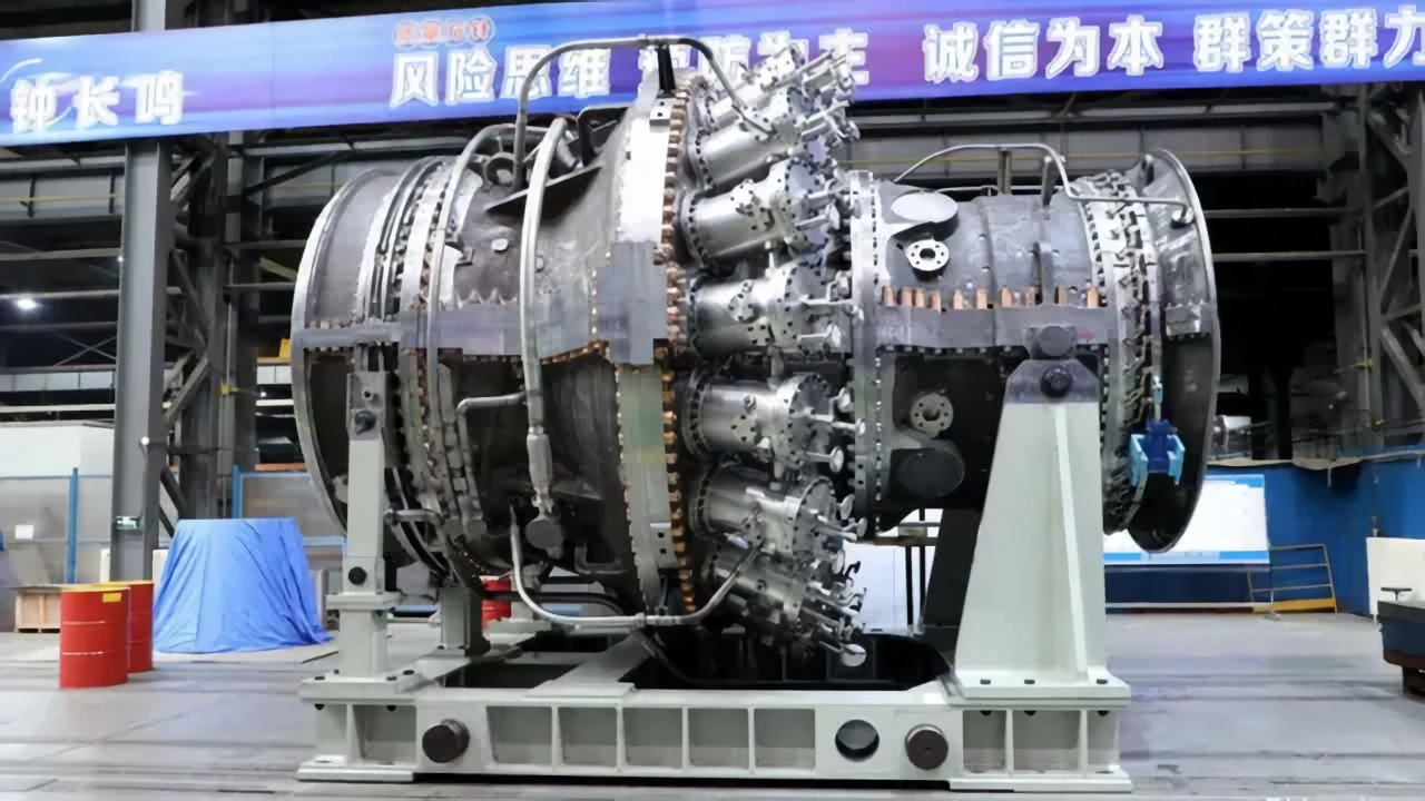 Китай завершил производство первой газовой турбины AGT-110 мощностью 110 МВт
