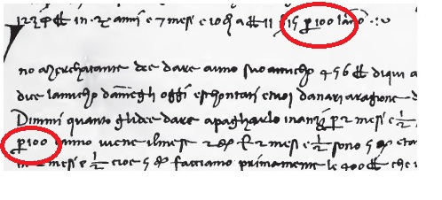 Знак процента в 1339 году