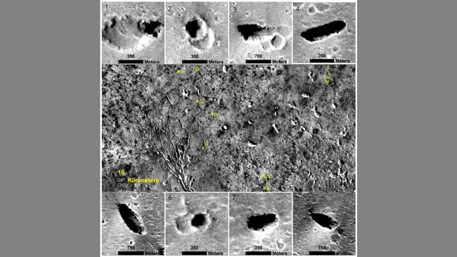 В долине Гебрус на Марсе обнаружены гигантские пещеры — потенциальное убежище древней жизни