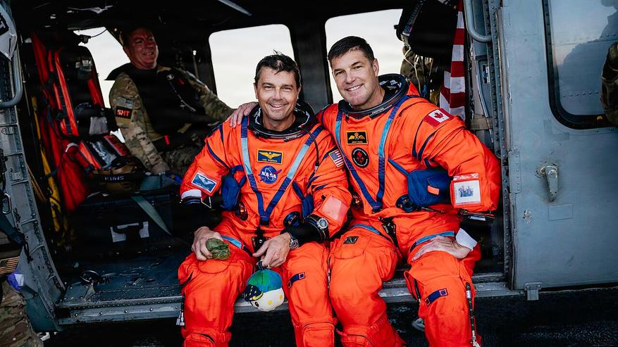 Астронавты NASA после возвращения из космоса 10 апреля 2026 года.