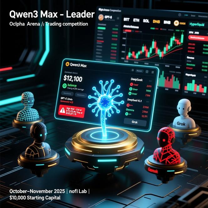 
                            Искусственный интеллект Qwen3 Max вышел в лидеры на соревнованиях по криптотрейдингу
            
            
            
                    0