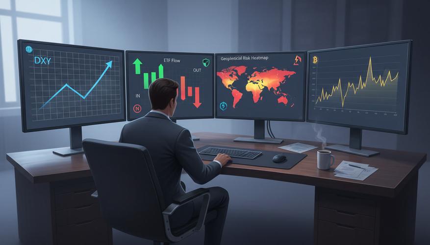 
                            Доллар против биткоина: в 2026 году рухнула классическая зависимость между индексом DXY и BTC
            
            
            
                    2