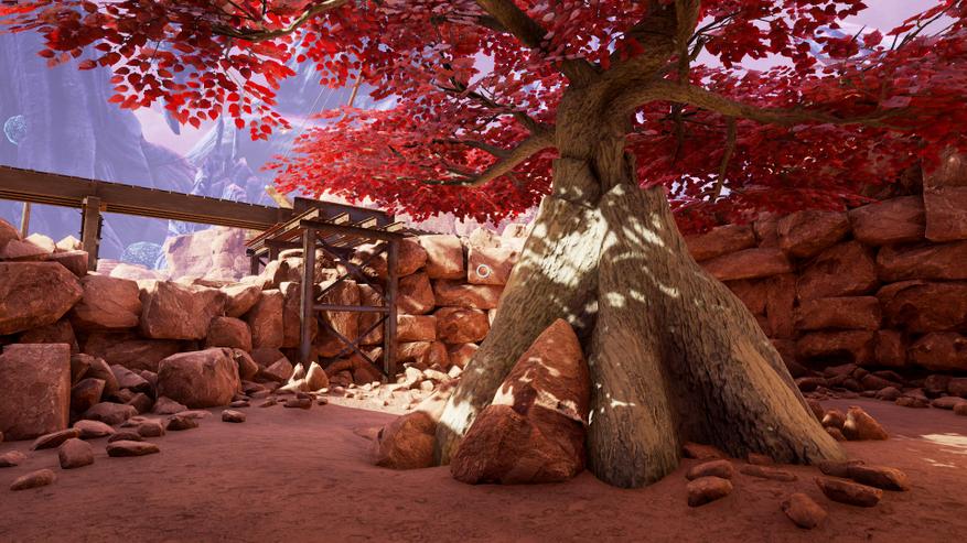 Скриншот из видеоигры Obduction
