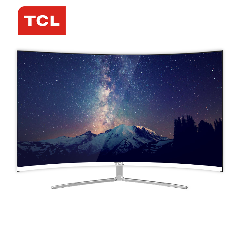 Tcl монитор. Монитор TCL 27 дюймов. TCL изогнутые телевизоры. TCL телевизор изогнутые мониторы. Монитор изогнутый большой диагональ.
