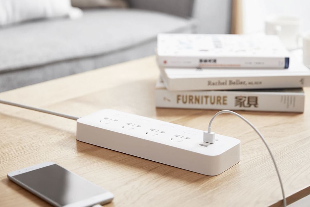 Удлинитель Xiaomi на 4 универсальных розетки и 3 USB / Техника для дома ...