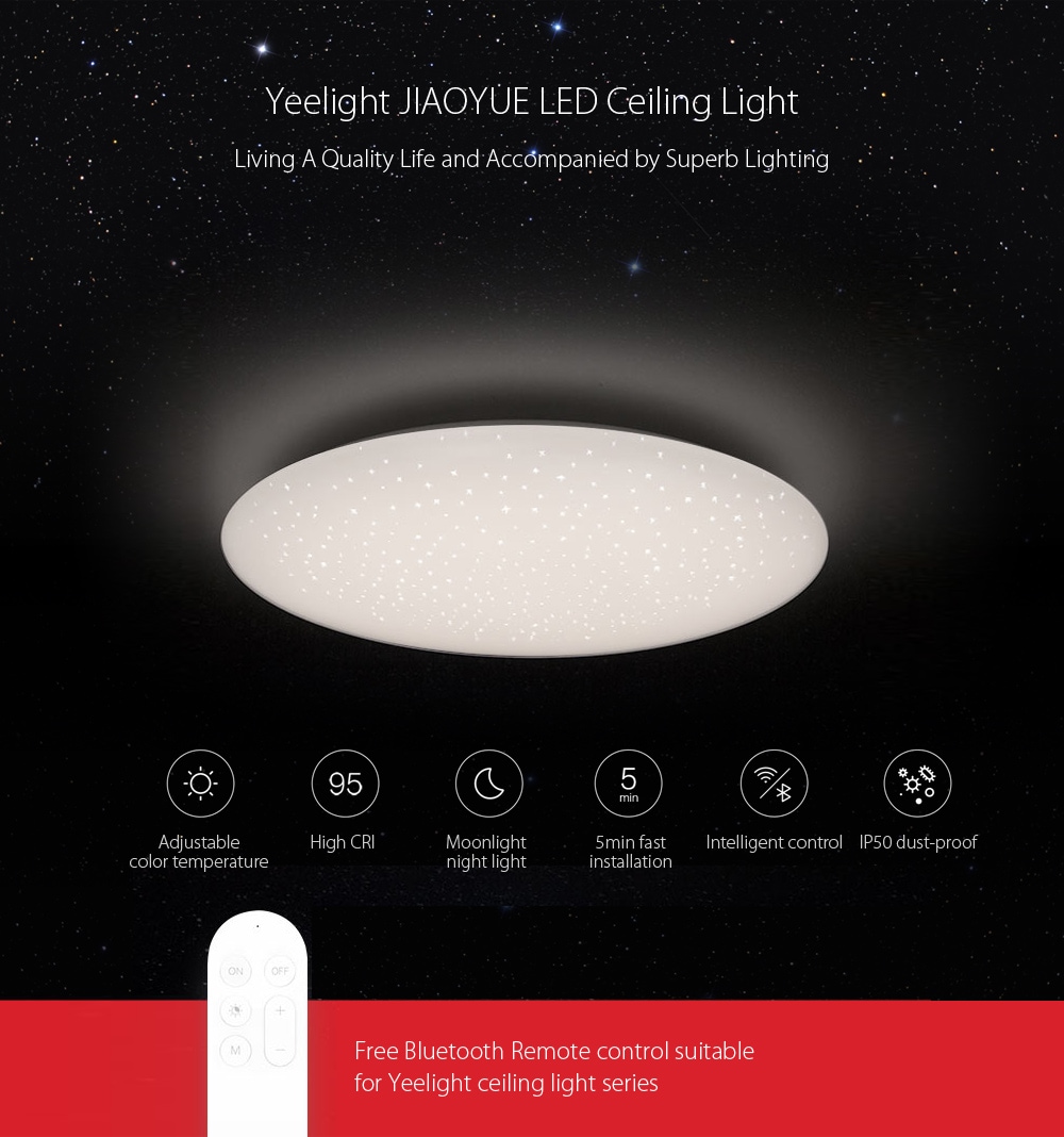Xiaomi yeelight led ceiling light 450 store