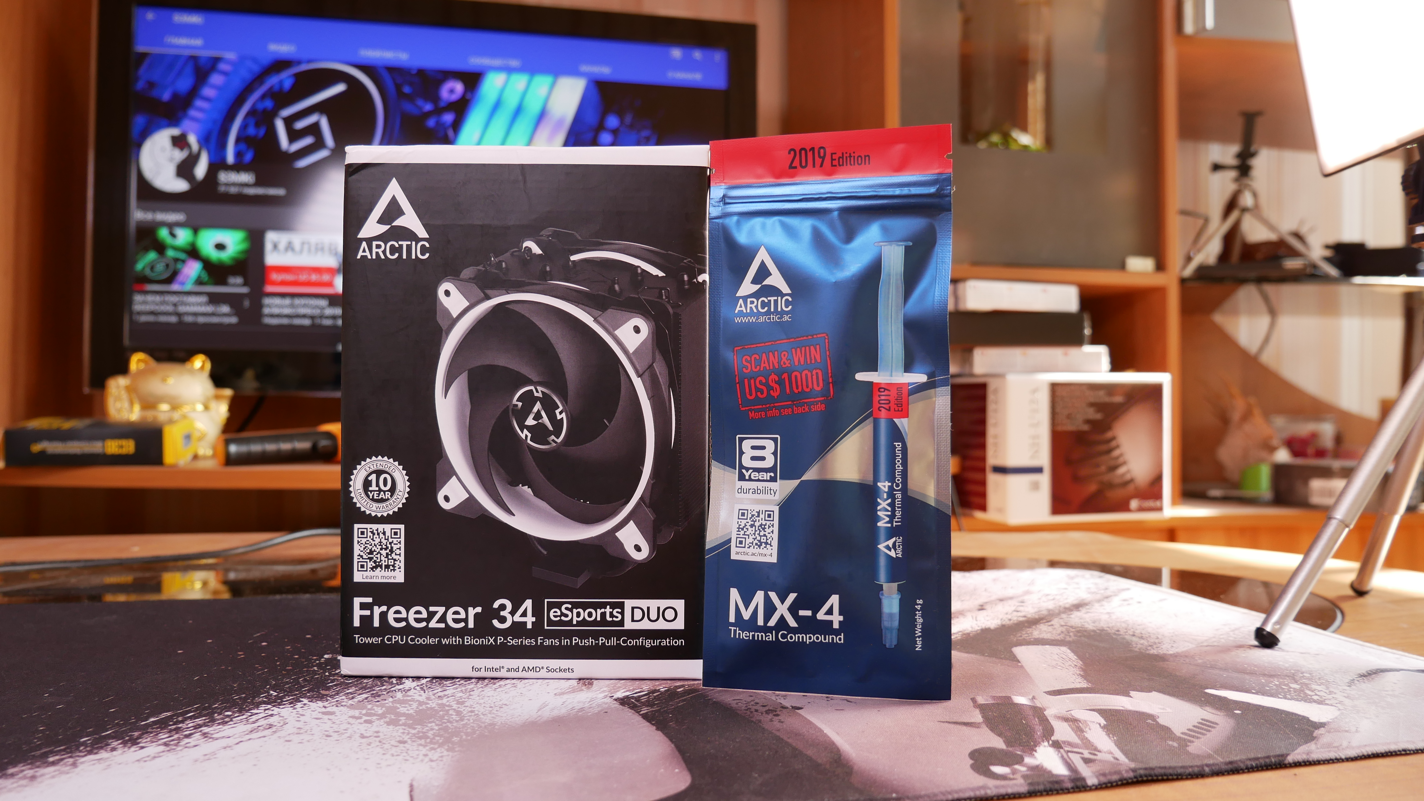 Freezer 34 esports. Arctic Freezer 34 Esports крепёж. Arctic Freezer 34 Esports обзор фото после установки.