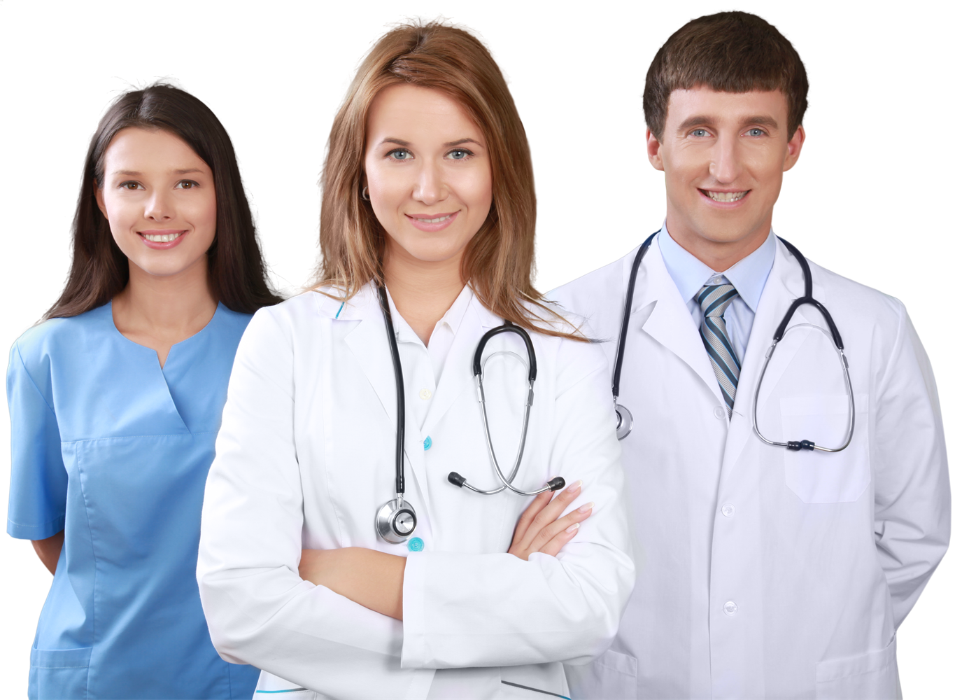 Профессиональная группа врачей. Медицинский работник. Изображение врача. Медики на белом фоне. Врач картинка.