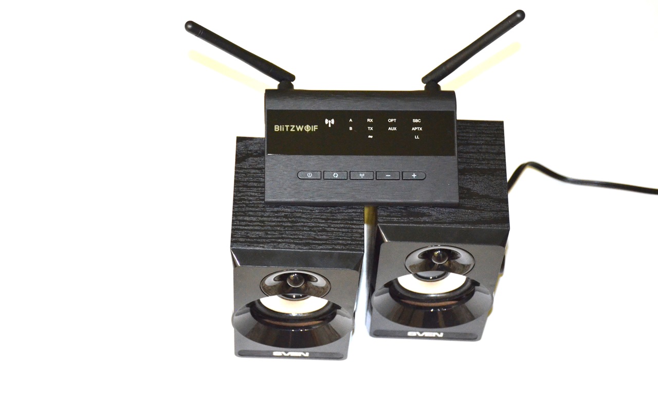 Беспроводной аудиотрансивер Blitzwolf BW-BR5 (Bluetooth V5.0 APT-X, TX ...