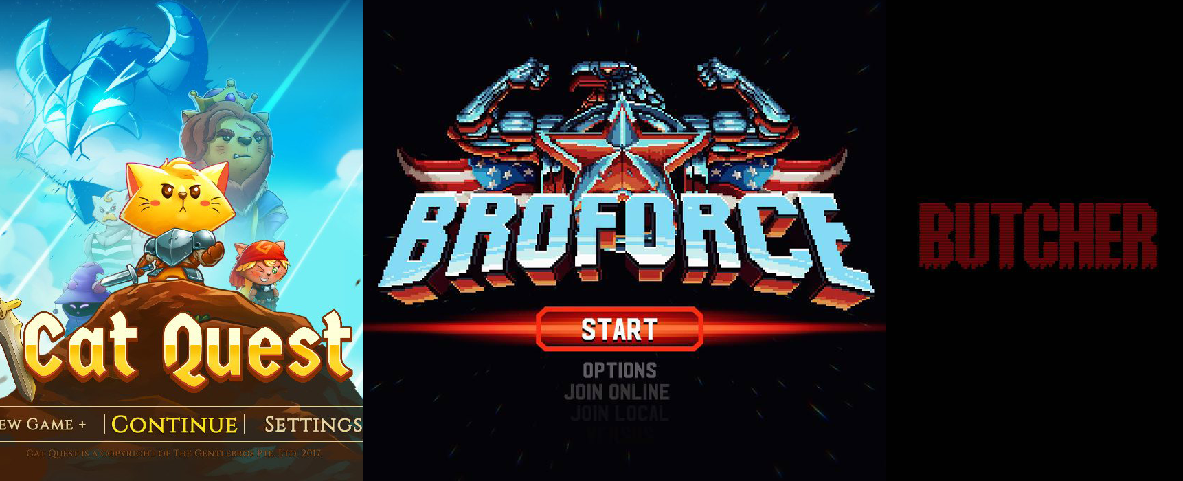 Три недорогих инди-проекта: обзоры Cat Quest, Broforce и Butcher /  Компьютерные и мобильные игры / iXBT Live