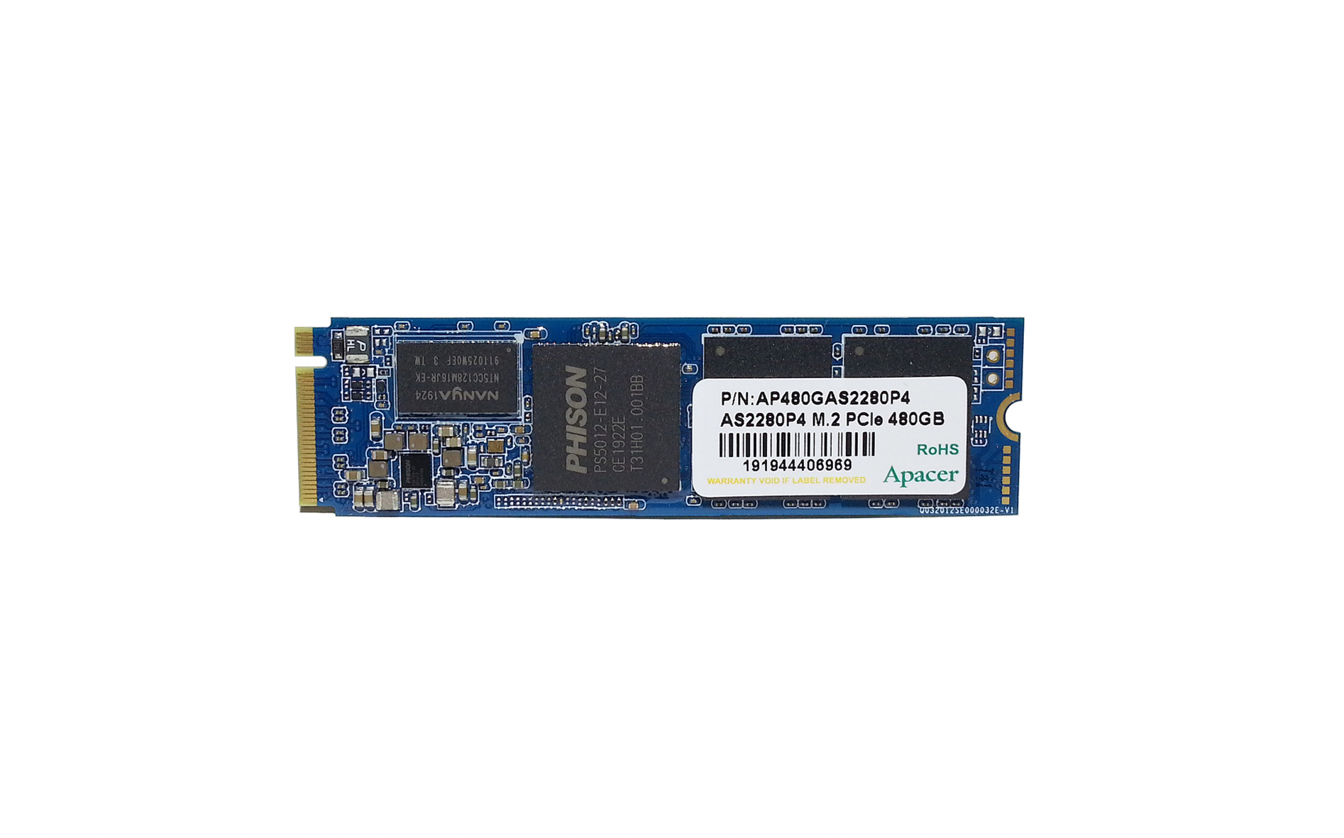 M.2 NVMe SSD-накопитель Apacer AS2280P4 480 ГБ: достойный представитель  скоростных моделей / HDD, SSD, флешки, прочие носители информации / iXBT  Live