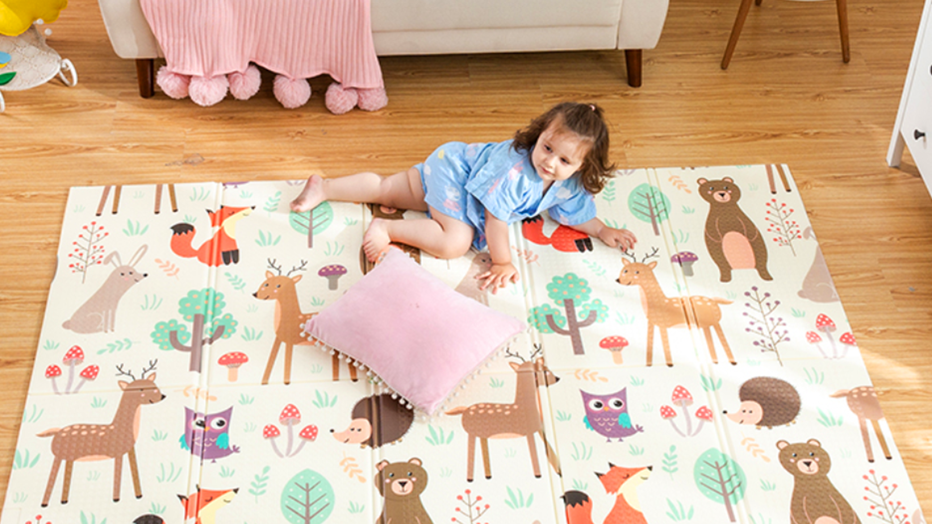Развивающие коврики для ребенка. Идеи