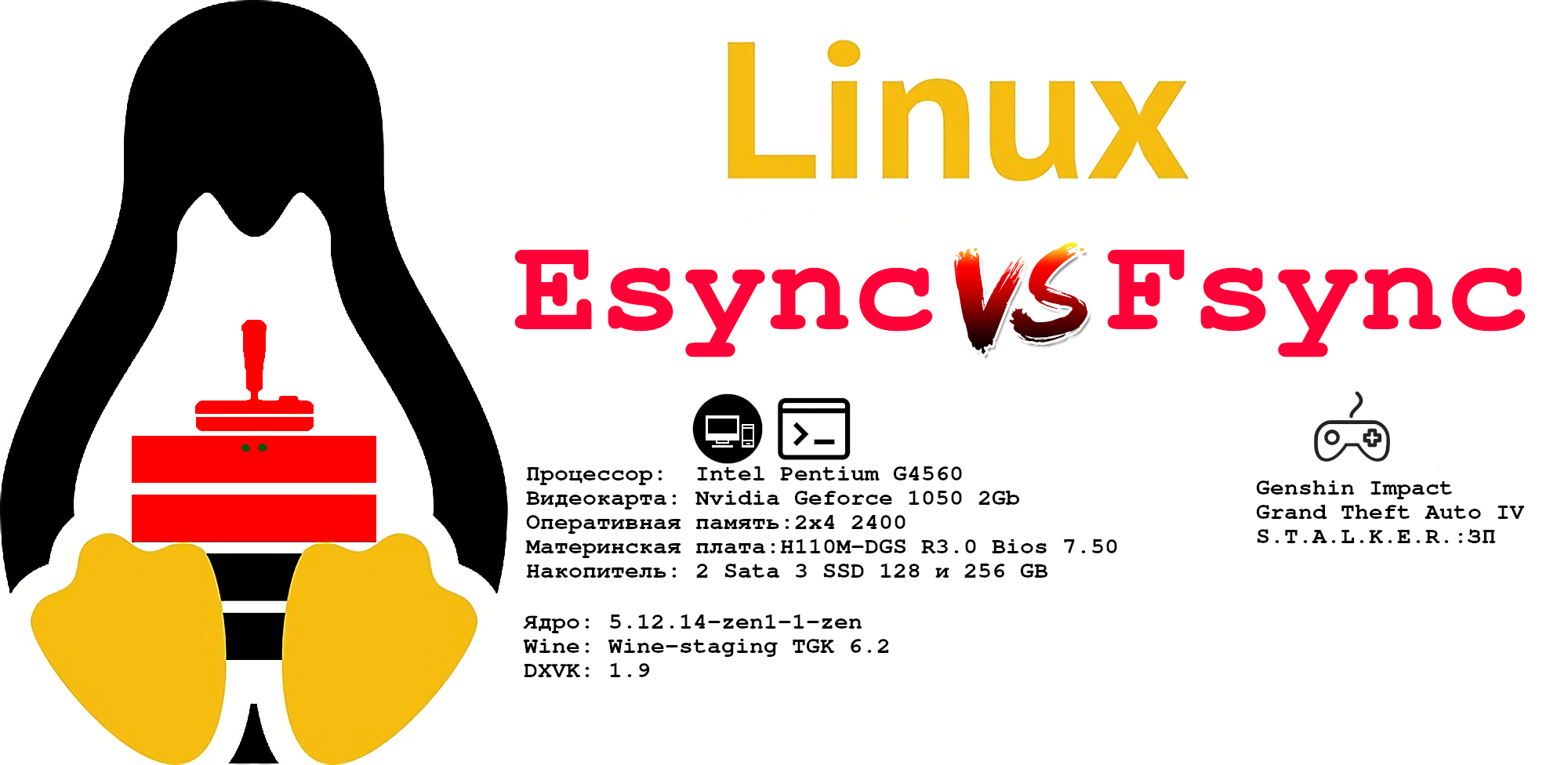 Специфичный Linux. Тестирование Esync vs Fsync в играх / Компьютерные и  мобильные игры / iXBT Live