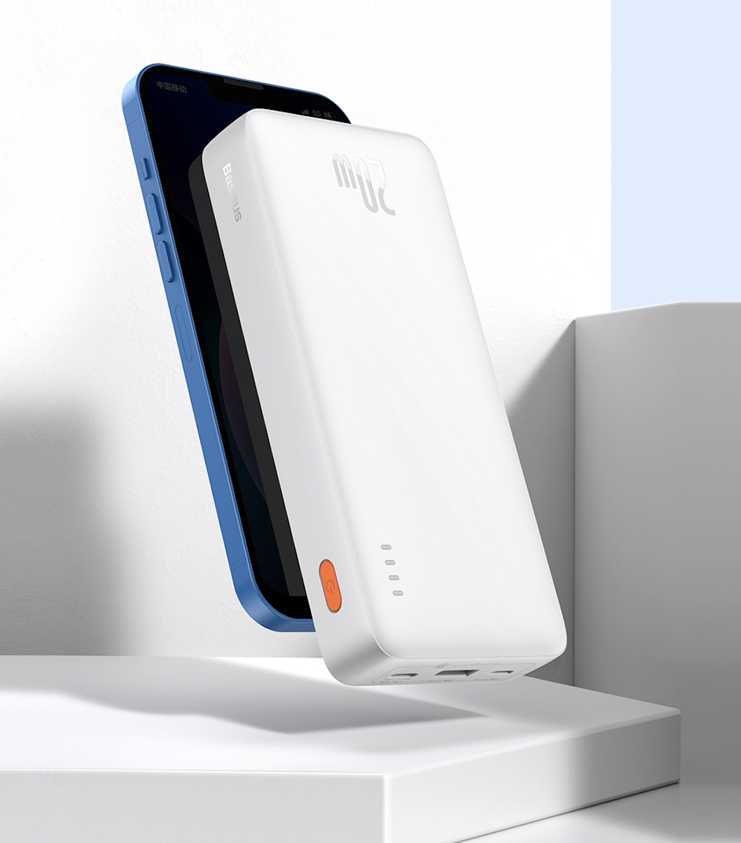 Представлен портативный аккумулятор Baseus 20W Portable Battery Pack ...