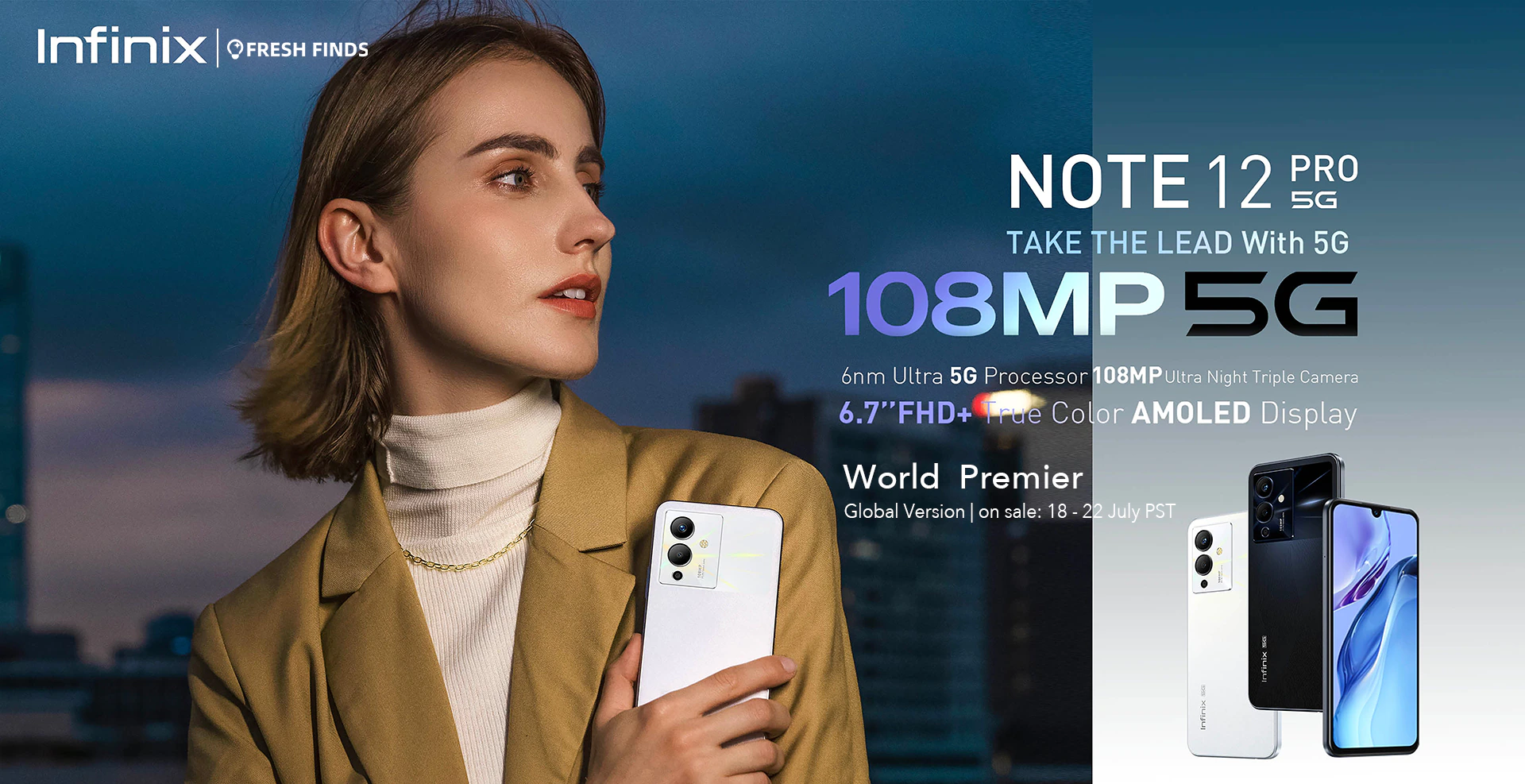 В продажу поступили новинки от Infinix. Это глобальные версии Infinix NOTE  12 PRO и Infinix NOTE 12 PRO 5G / Смартфоны и мобильные телефоны / iXBT Live