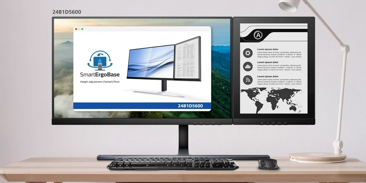 Монитор с двумя типами экранов стал реальностью: Philips 24B1D5600 ...