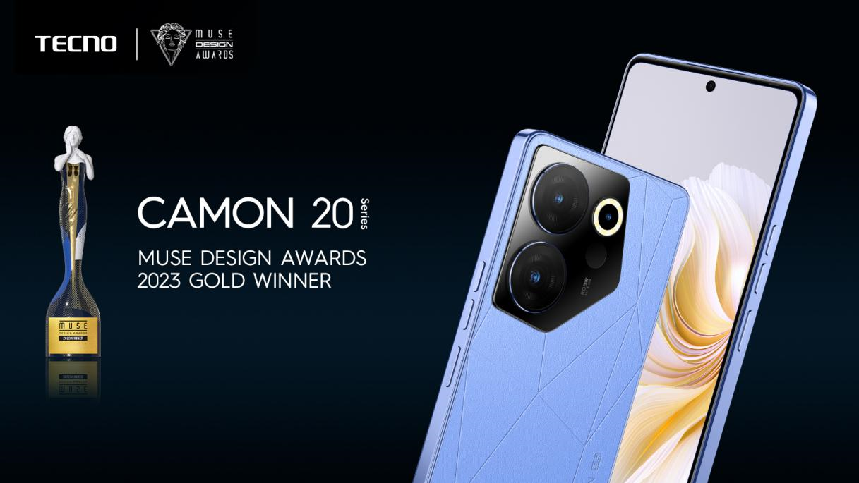 Серия Tecno Camon 20 получила награду Muse Design Award 2023 / iXBT.Market  / iXBT Live