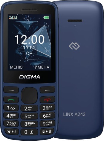 Digma Linx A243 и A250 — кнопочные телефоны с ёмкой батарейкой и USB ...