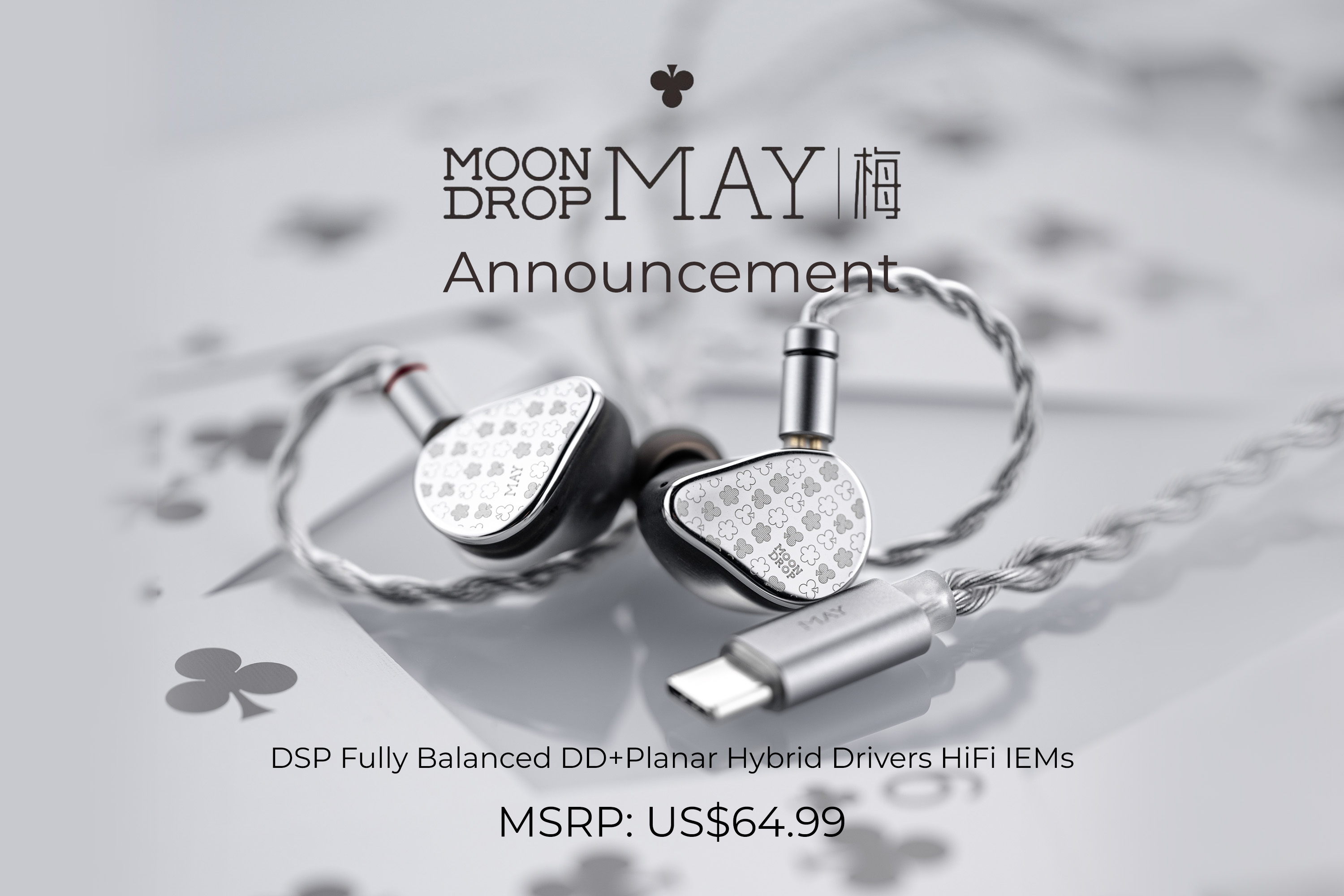 Компания Moondrop представила гибридную модель наушников "Moondrop May ...
