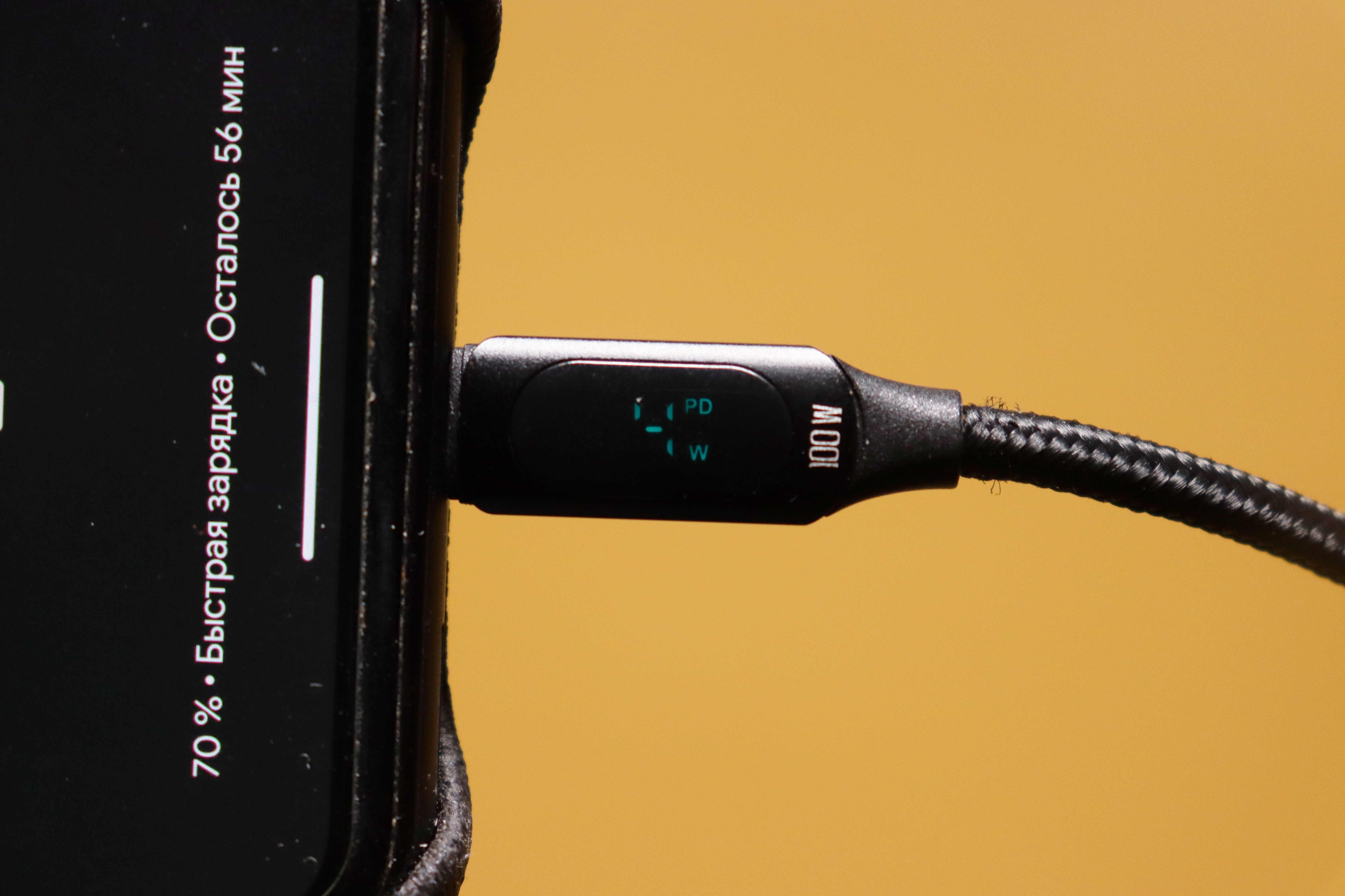 Кабель USB-C—USB-C Toocki 100 Вт длиной 1 метр с дисплеем: подробный обзор  / Зарядки, аккумуляторы и т.п. / iXBT Live