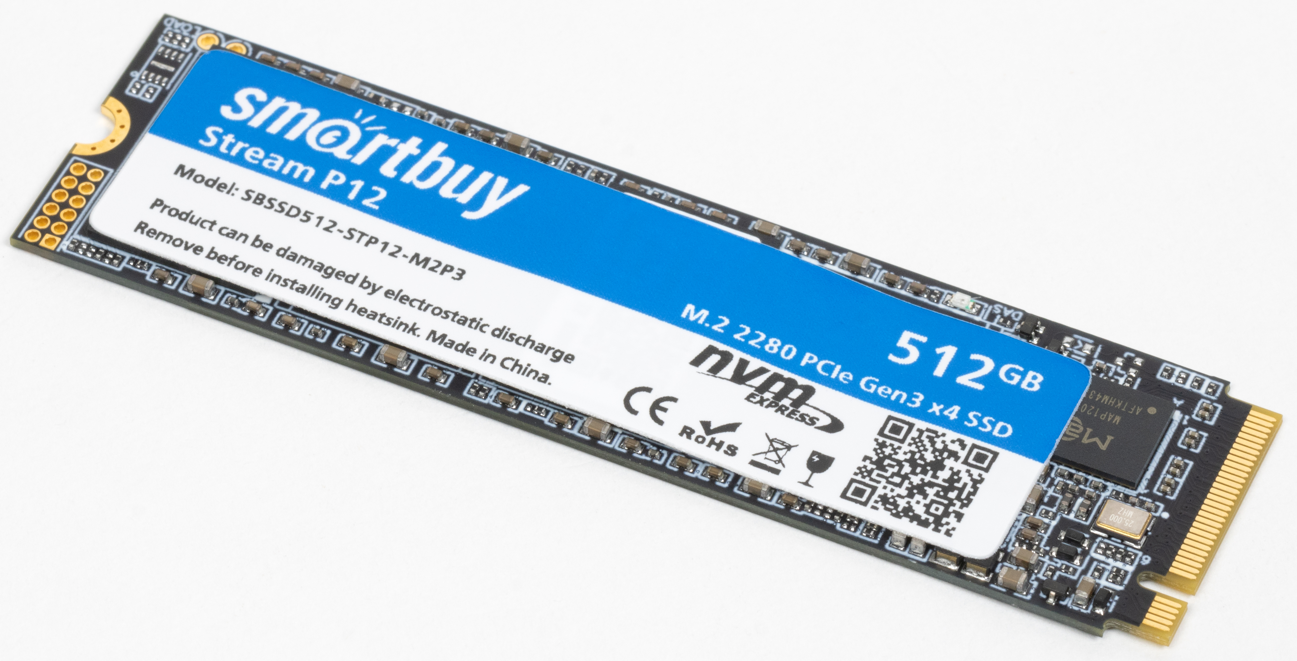 Обзор SmartBuy Stream P12 – типичный недорогой SSD под PCIe Gen3 с TLC ...