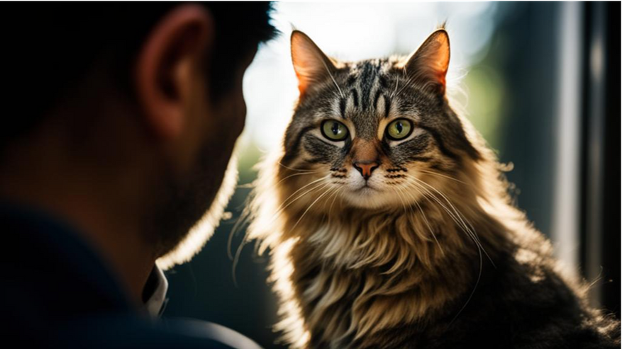 Почему кошки суют зад в лицо хозяину: дело не в симпатии