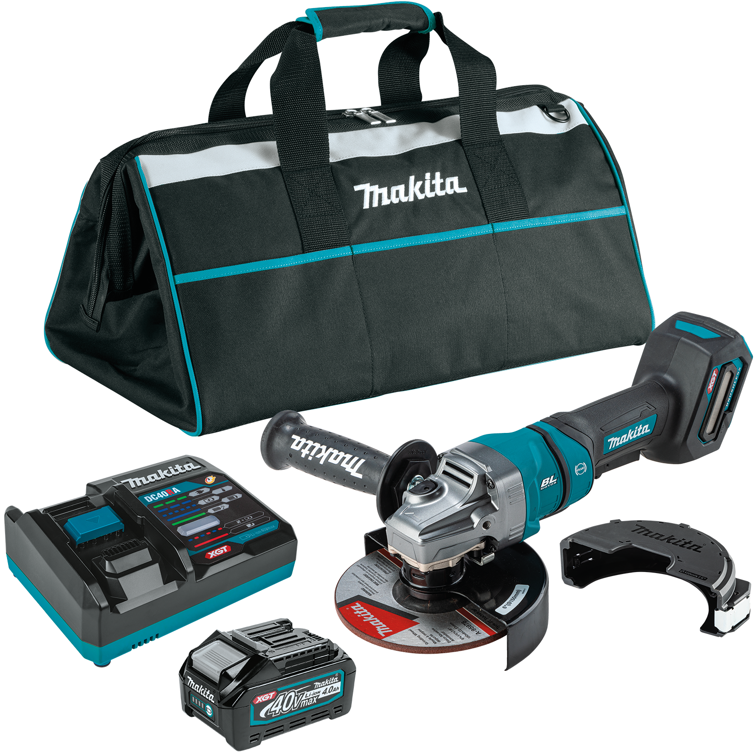 Makita выпустила углошлифовальную машину GAG14M1 40V max XGT Brushless  Cordless 4-1/2